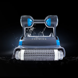 Dolphin Premier Robotic Pool Cleaner with Multi-Media, Oversized Leaf Bag, & 3 Year Warranty