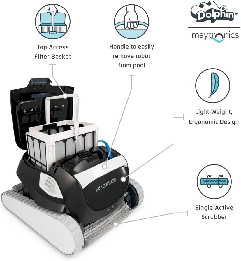 Dolphin Explorer E30 Robotic Pool Cleaner